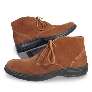 Dr. Comfort Ruk Suede Chukka Boots Men 11.5M Brown 7930 Orthopedic Desert Boots
